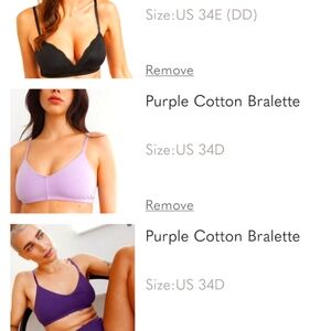 Assorted Bralettes